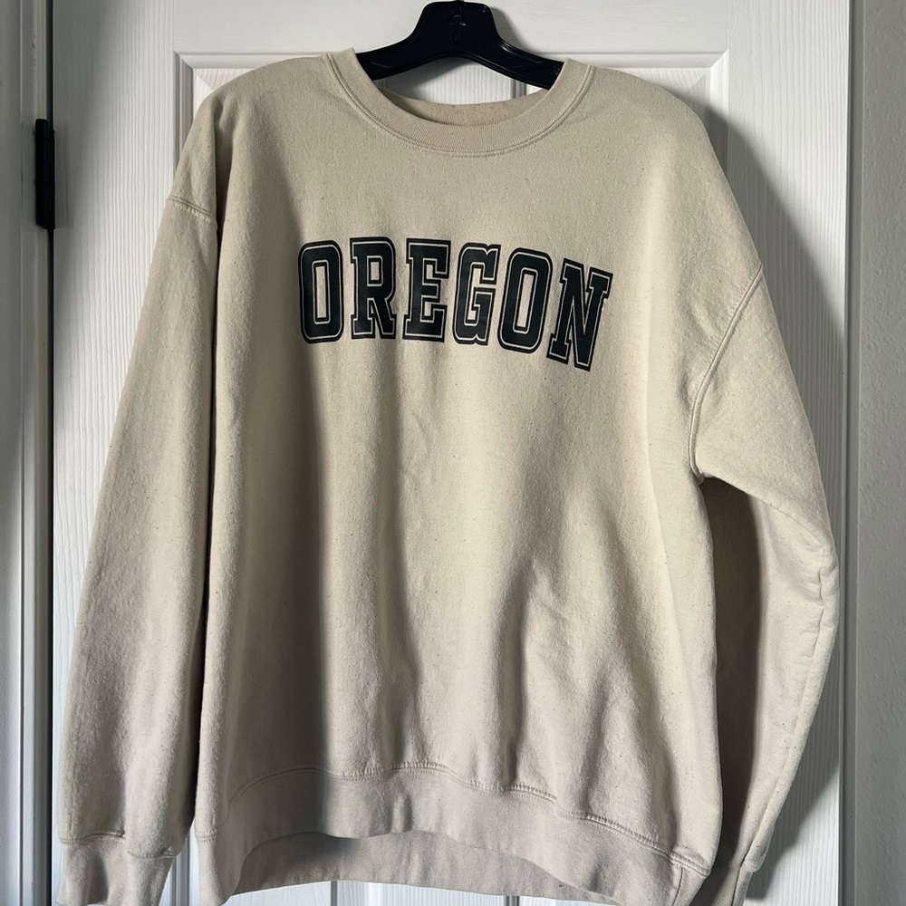 Gildan Oregon Crewneck Sweater - Beige